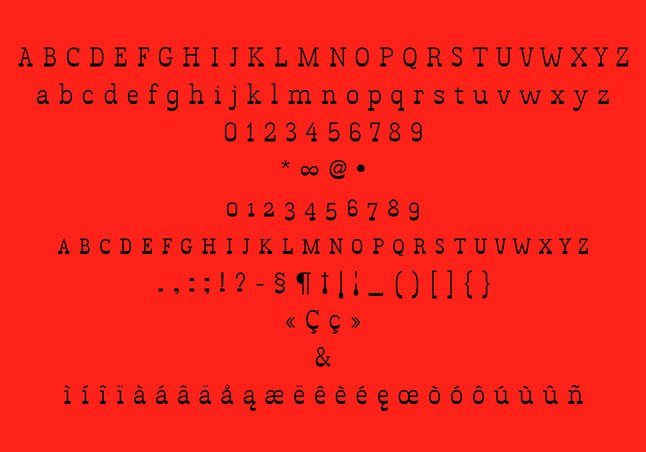 Magneto glyphset